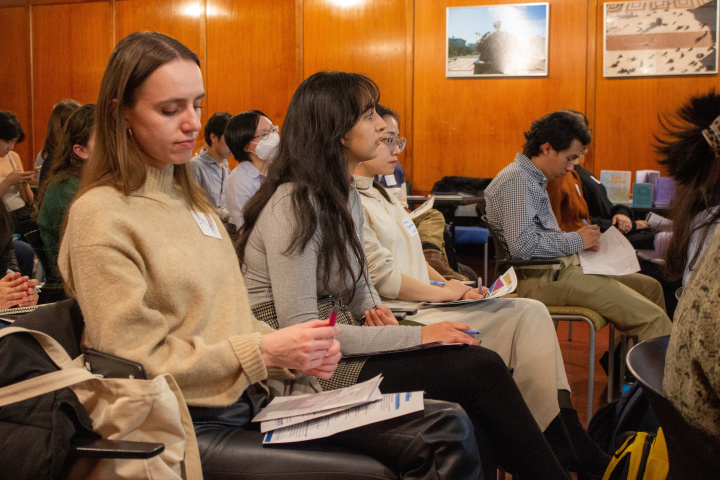 Students in the audience for the Columbia University Center for Career Education's 2023 Creative Industries Panel