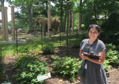 WEP Student in her summer internship